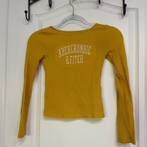 Yellow kids long tee